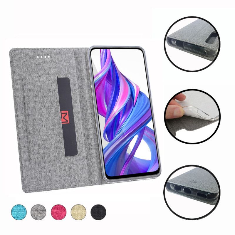 Flip Cover Honor 9x Pro Texturée