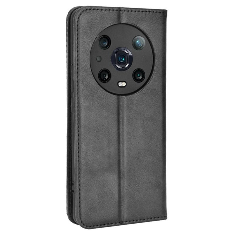 Flip Cover Honor Magic 4 Pro Style Cuir Stylisé