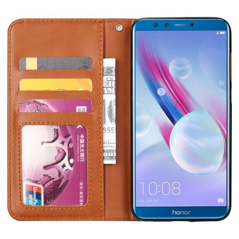 Flip Cover Huawei Honor 9 Lite Simili Cuir Porte-cartes