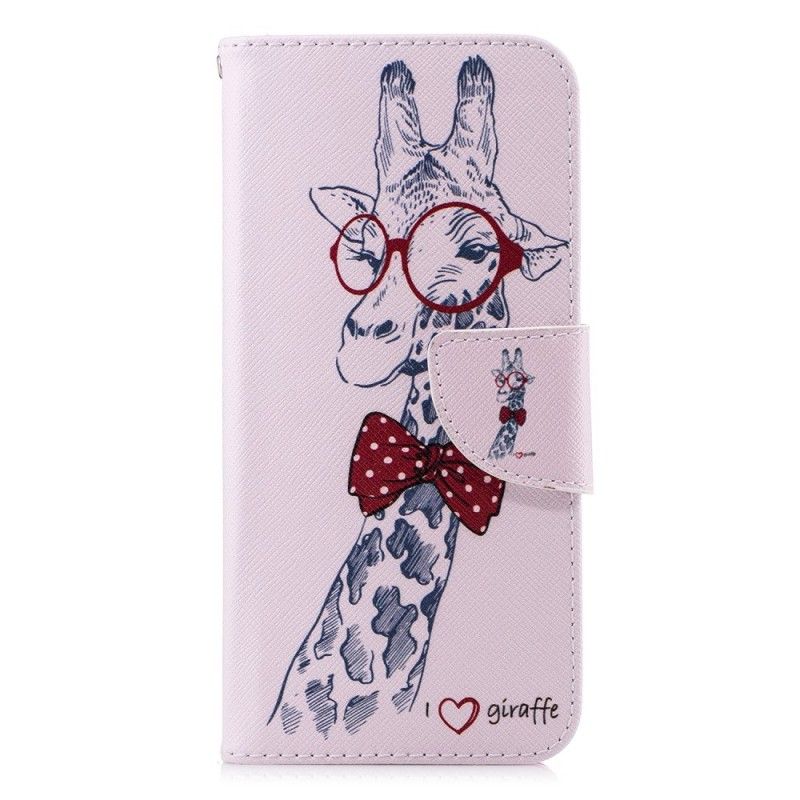 Housse Honor 10 Girafe Intello