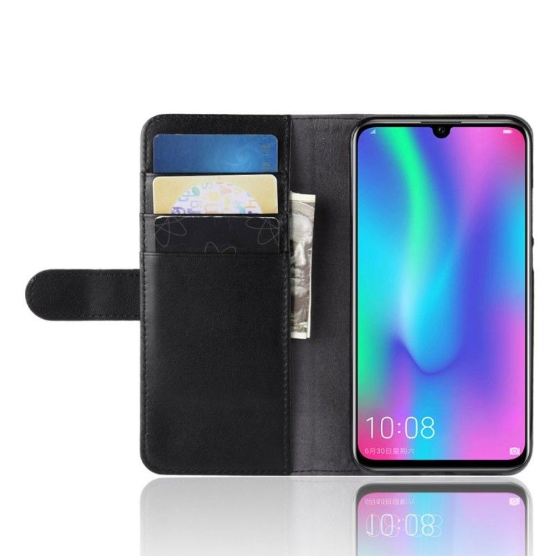 Housse Honor 10 Lite / Huawei P Smart 2019 Cuir Fendu