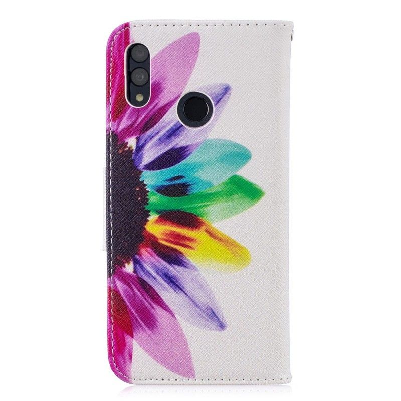 Housse Honor 10 Lite / Huawei P Smart 2019 Fleur Aquarelle