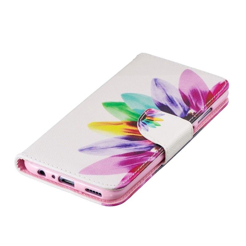 Housse Honor 10 Lite / Huawei P Smart 2019 Fleur Aquarelle