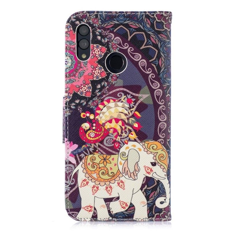 Housse Honor 10 Lite / Huawei P Smart 2019 Mandala Éléphants Ethniques