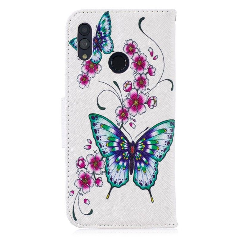 Housse Honor 10 Lite / Huawei P Smart 2019 Merveilleux Papillons
