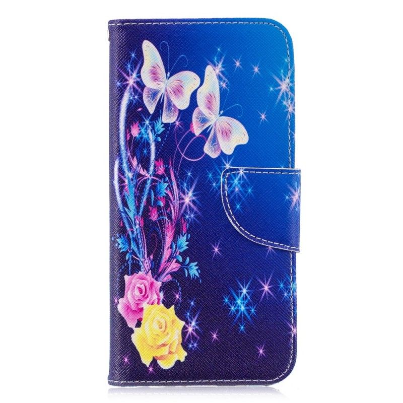 Housse Honor 10 Lite / Huawei P Smart 2019 Papillons Dans La Nuit