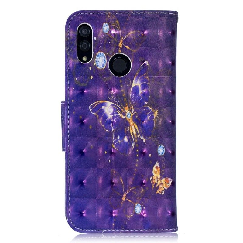 Housse Honor 10 Lite / Huawei P Smart 2019 Papillons Rois