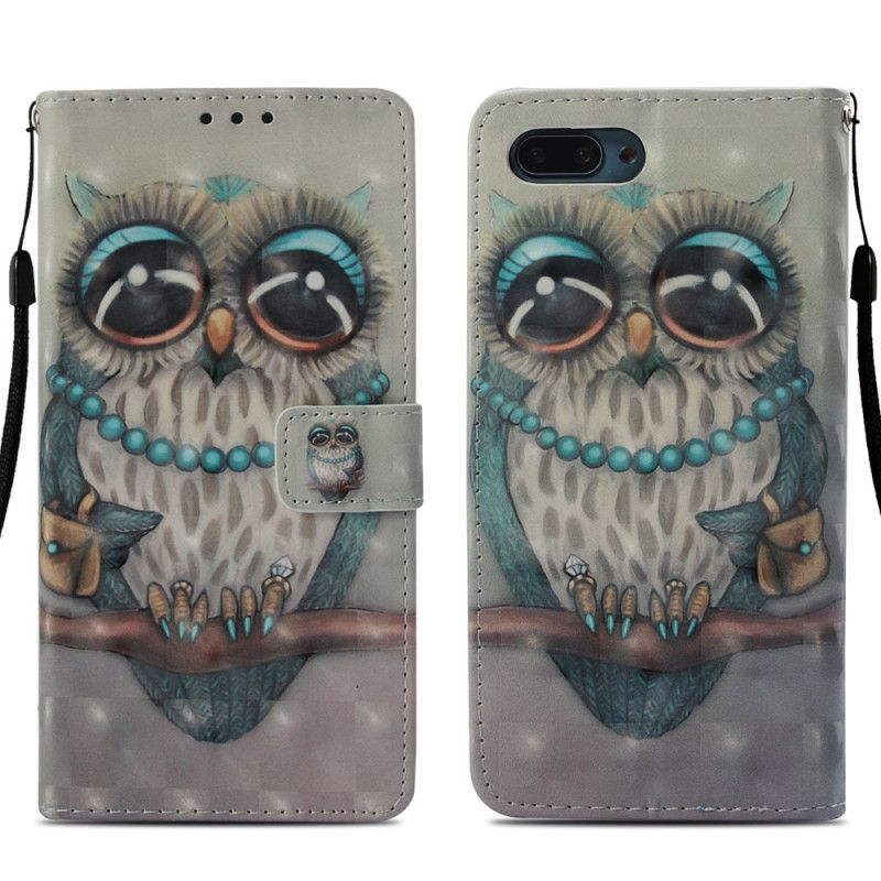 Housse Honor 10 Miss Hibou