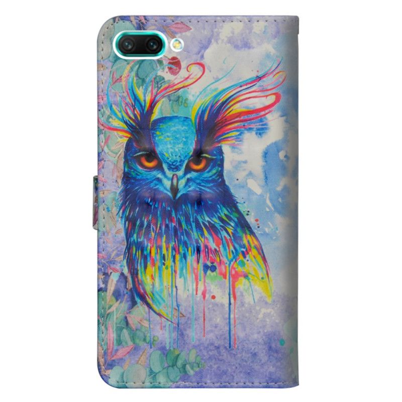 Housse Honor 10 Oiseau Aquarelle