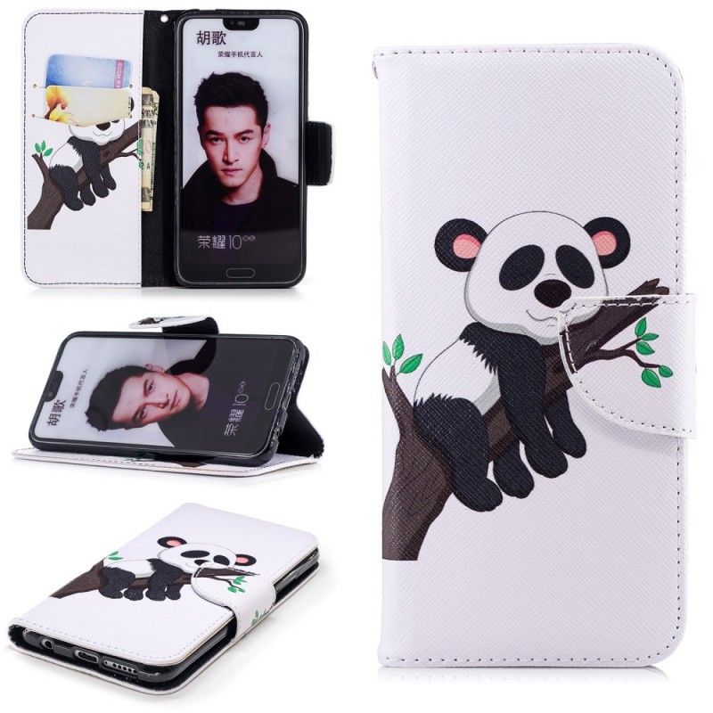 Housse Honor 10 Panda Paresseux