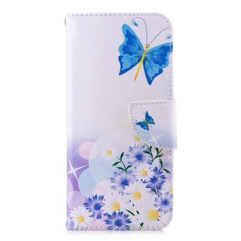 Housse Honor 10 Papillons Et Fleurs Peints