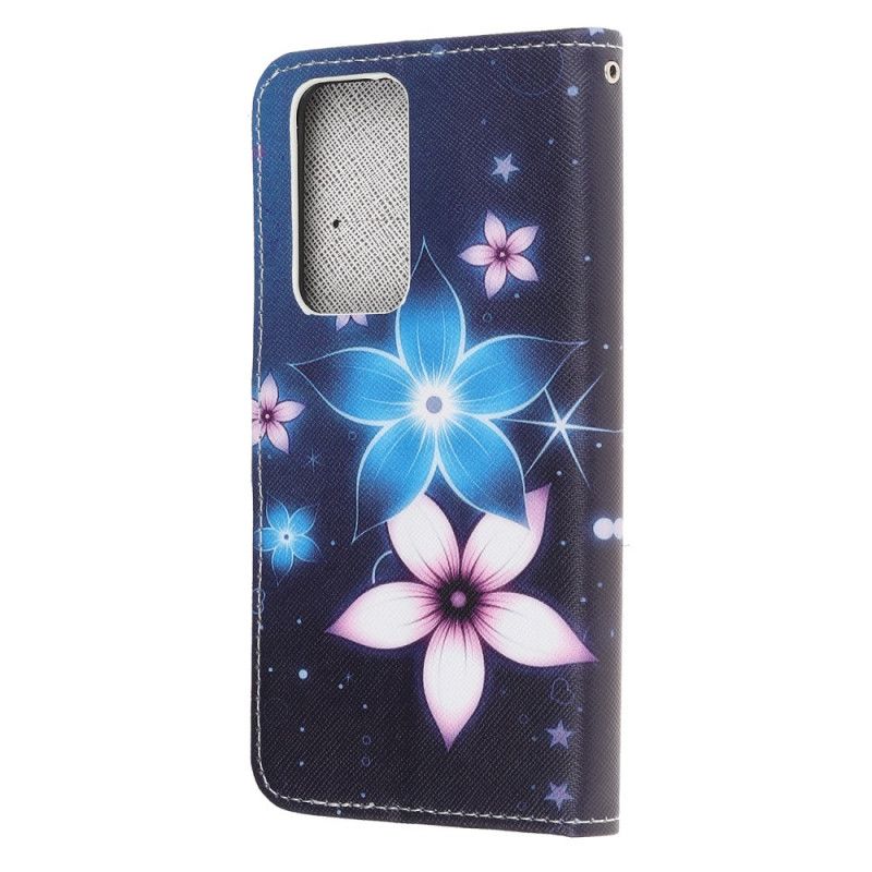 Housse Honor 10x Lite Fleurs Lunaires À Lanière