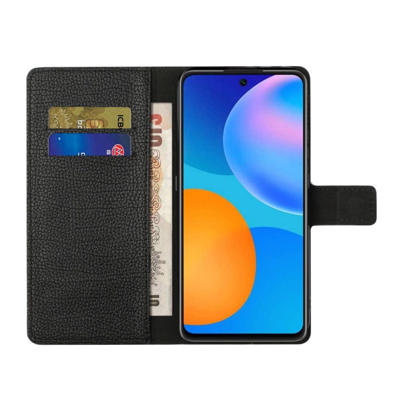 Housse Honor 10x Lite Simili Cuir Litchi Ultra