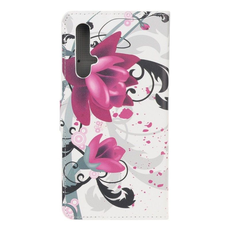 Housse Honor 20 / Huawei Nova 5t Tropical Flowers