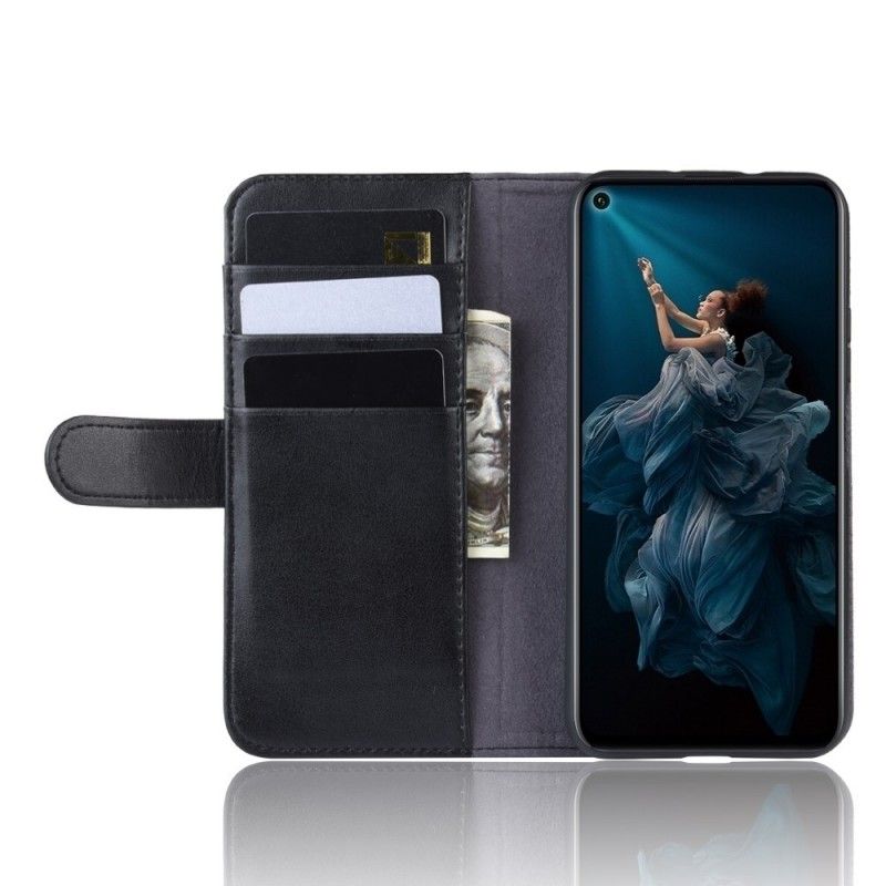 Housse Honor 20 Pro Cuir Véritable