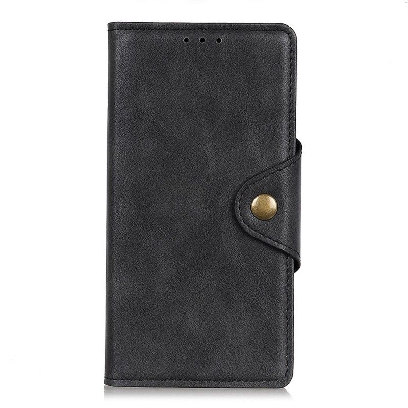 Housse Honor 20 Pro Simili Cuir Vintage Bouton