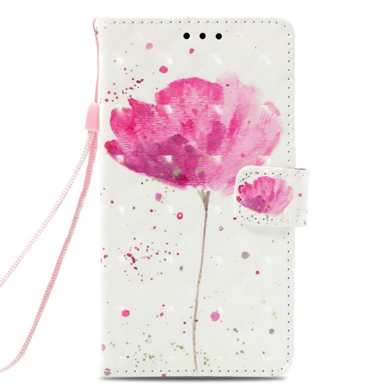 Housse Honor 7a Coquelicot Aquarelle 3d