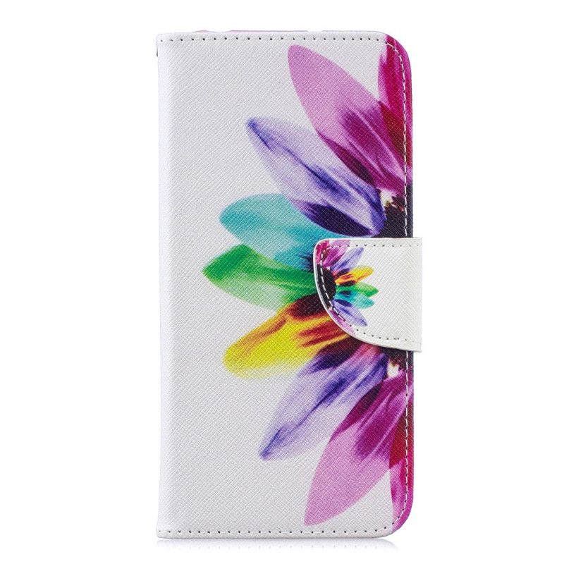 Étui Housse Honor 8a Fleur Aquarelle