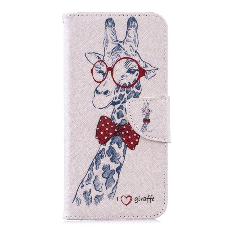 Housse Honor 8a Girafe Intello