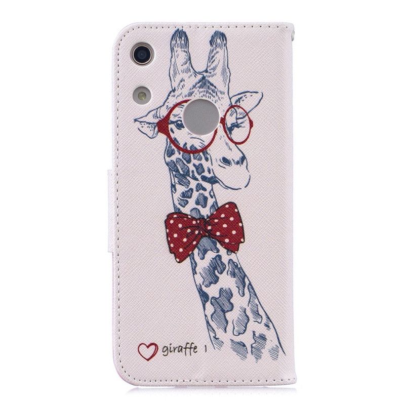 Housse Honor 8a Girafe Intello