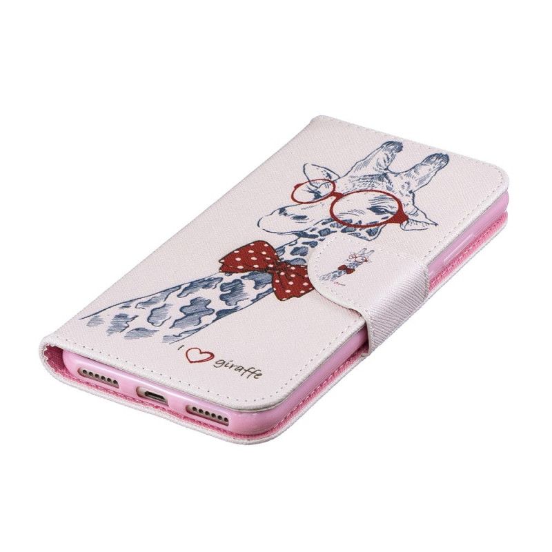 Housse Honor 8a Girafe Intello