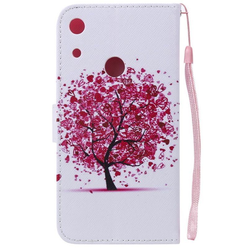 Housse Honor 8a / Huawei Y6 2019 Arbre Rouge