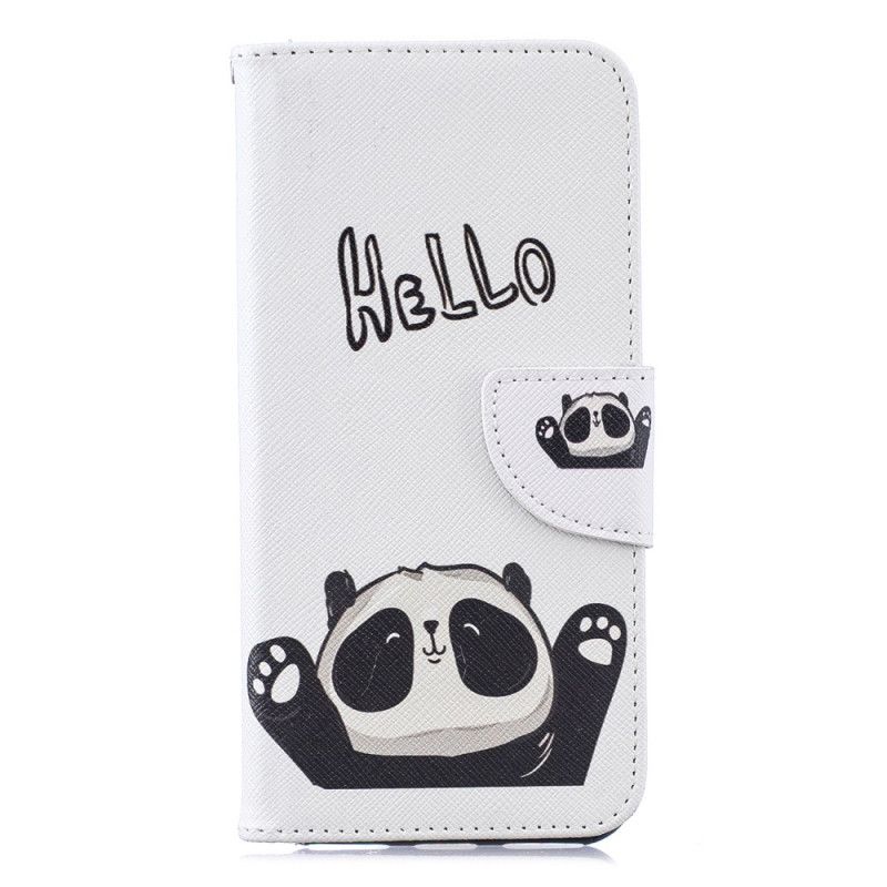 Housse Honor 8a Panda Imprimé Hello