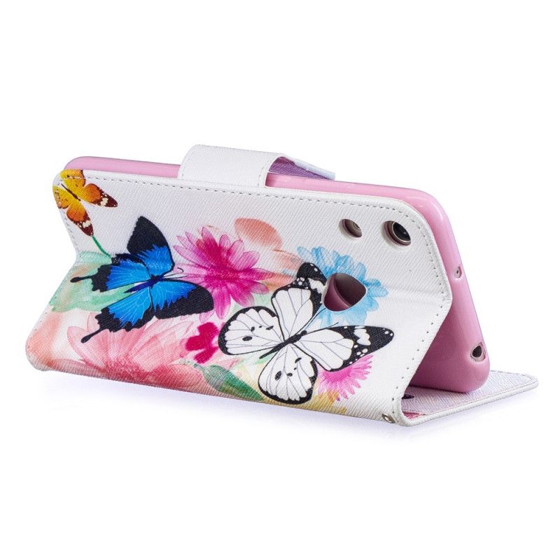 Housse Honor 8a Papillons Et Fleurs Peints