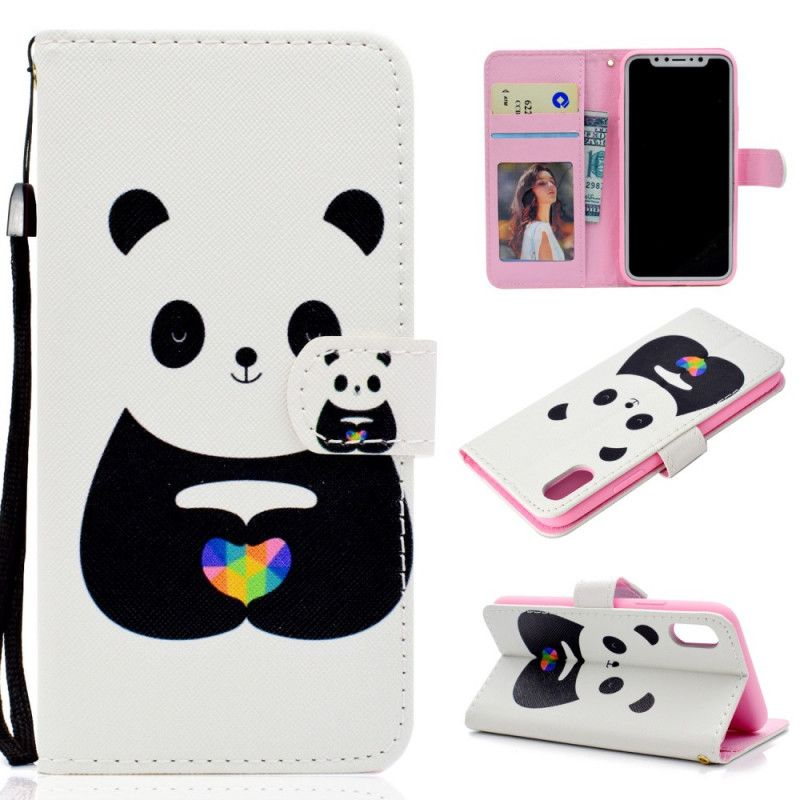 Housse Honor 8s Panda Love