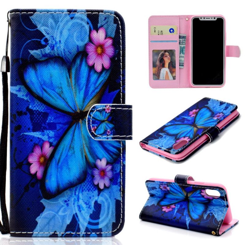 Housse Honor 8s Papillon Tropical