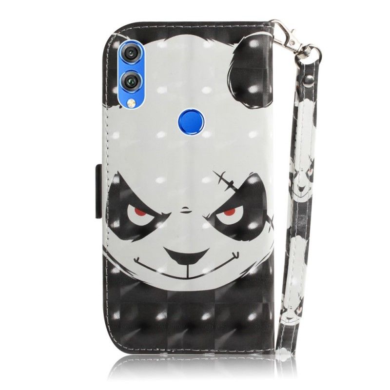 Housse Honor 8x Angry Panda À Lanière