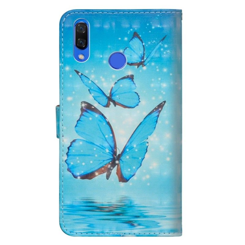 Housse Honor 8x Papillons Bleus Volants