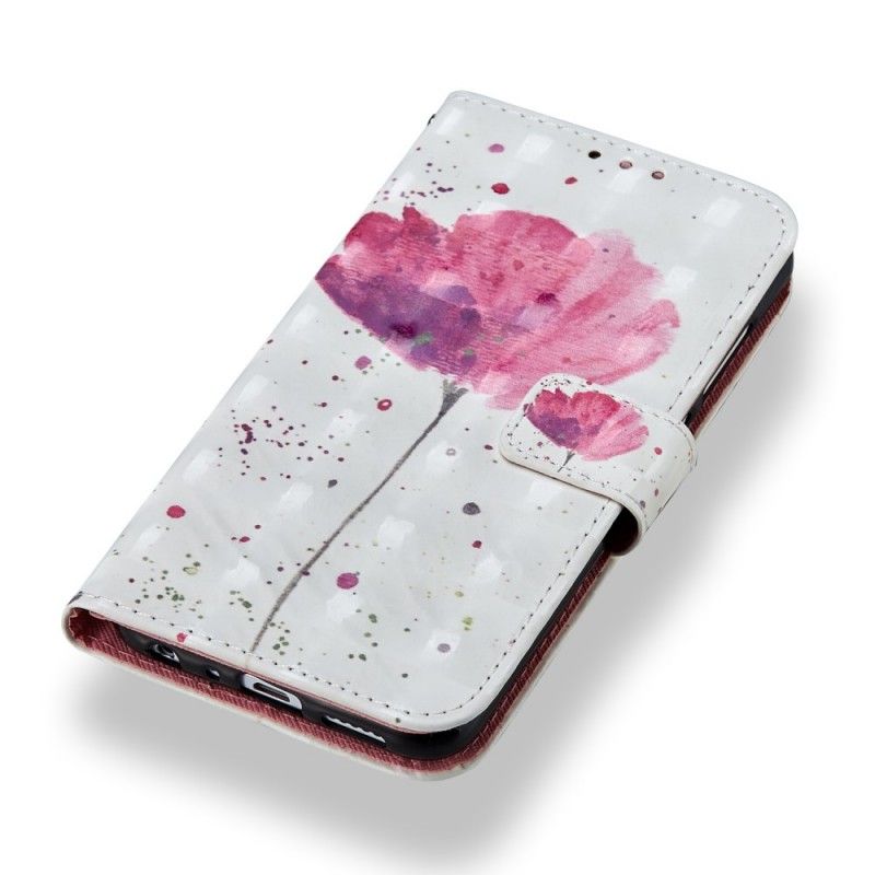 Housse Honor 9 Lite Coquelicot Aquarelle 3d