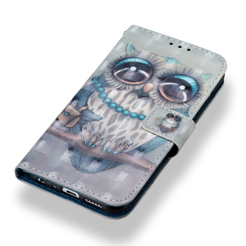 Housse Honor 9 Lite Miss Hibou 3d