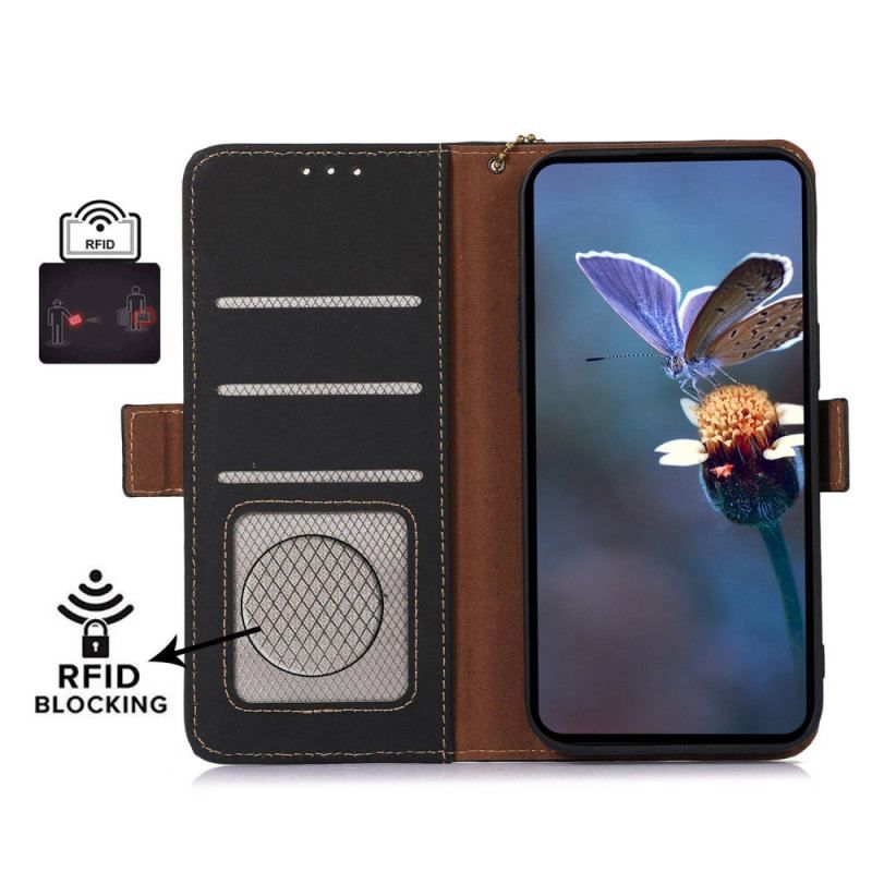 Housse Honor 90 Lite Véritable Cuir RFID