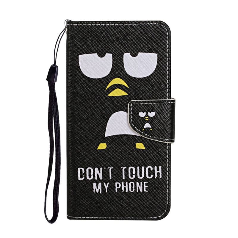 Housse Honor 9a Don't Touch My Phone Dit Le Pingouin