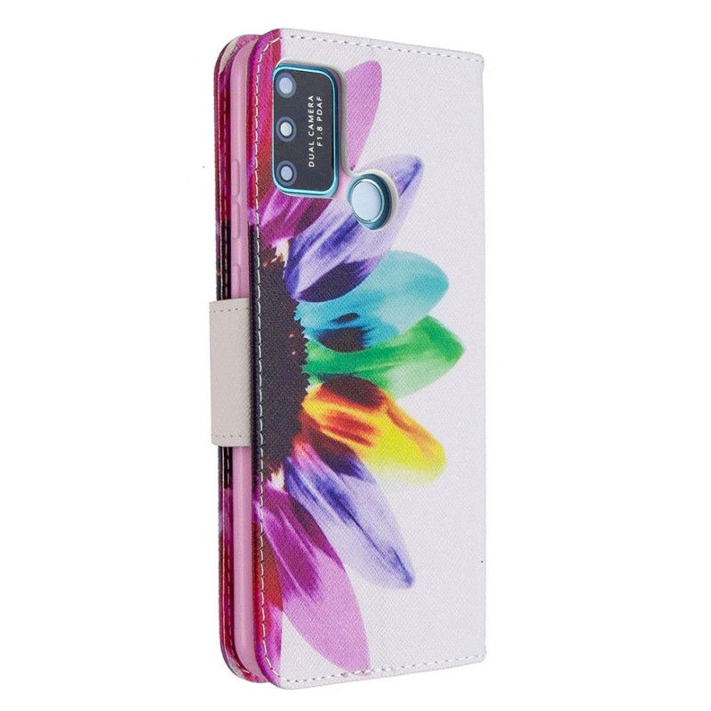 Housse Honor 9a Fleur Aquarelle