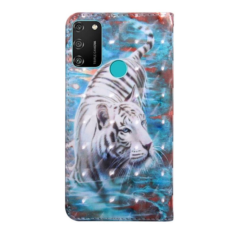 Housse Honor 9a Tigre Dans L'eau