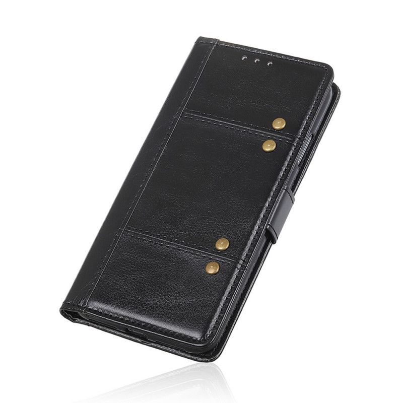 Housse Honor 9x Lite Effet Cuir Antique Version