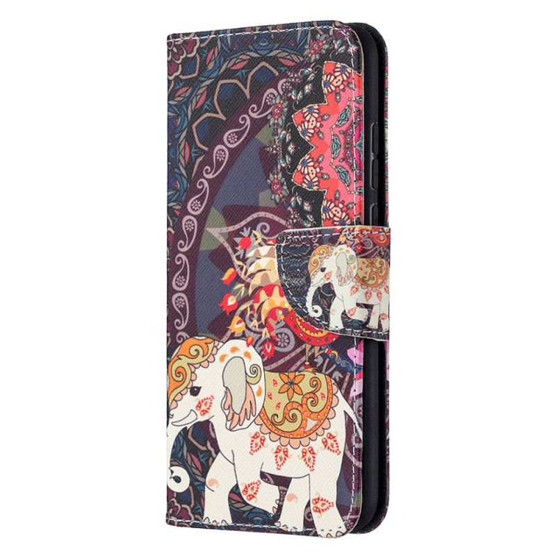 Housse Honor 9x Lite Éléphant Et Mandala Coloré