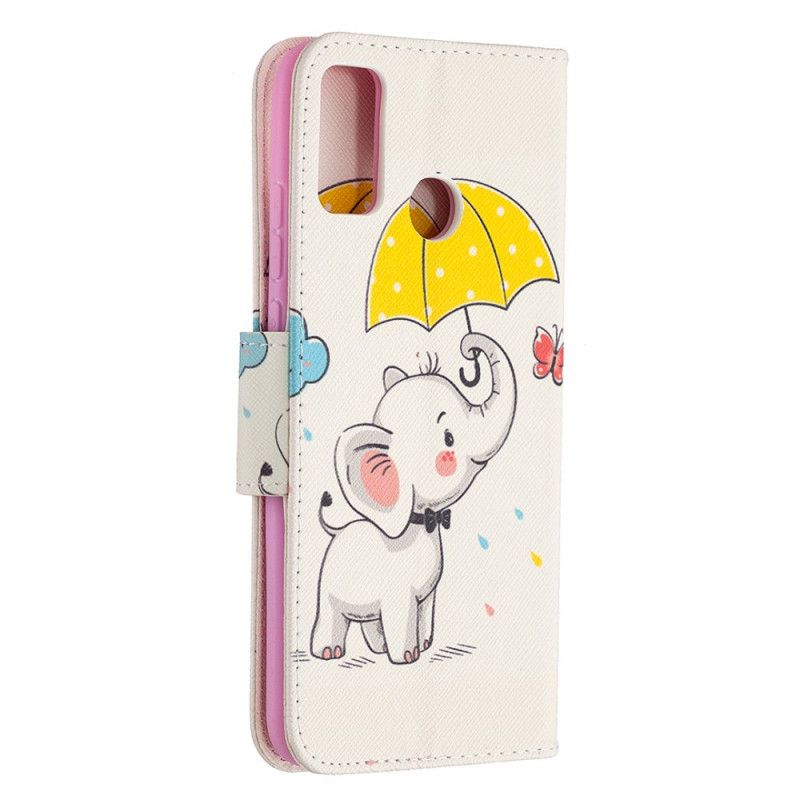 Housse Honor 9x Lite Éléphant Sous La Pluie