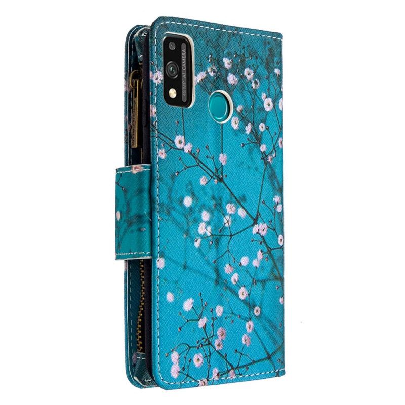 Housse Honor 9x Lite Poche Zippée Arbre