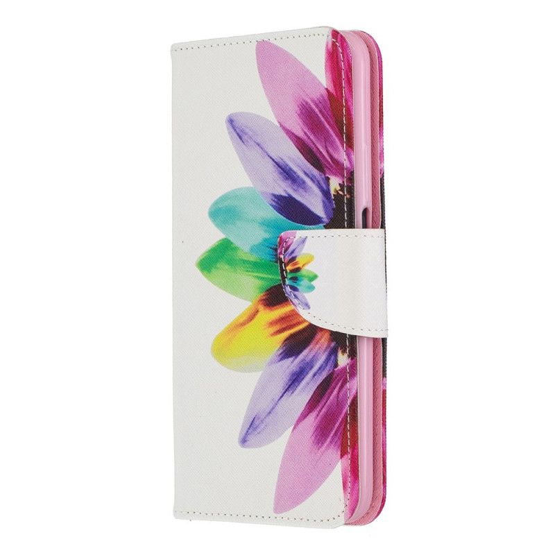 Housse Honor 9x Pro Fleur Aquarelle