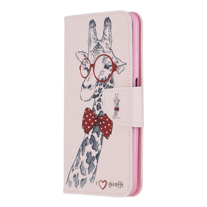 Housse Honor 9x Pro Girafe Intello