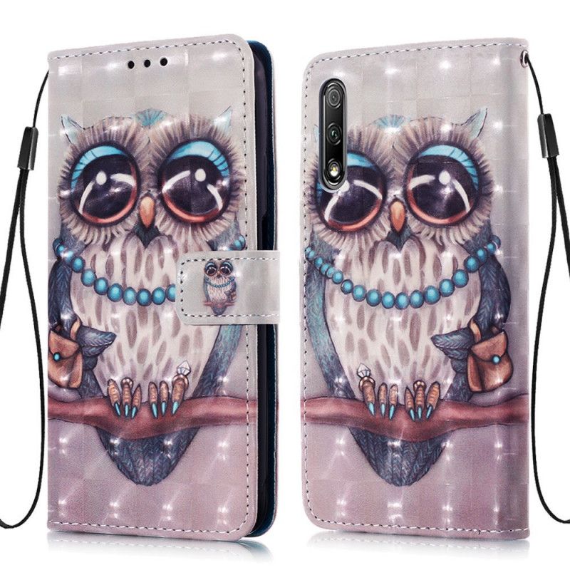 Housse Honor 9x Pro Miss Hibou