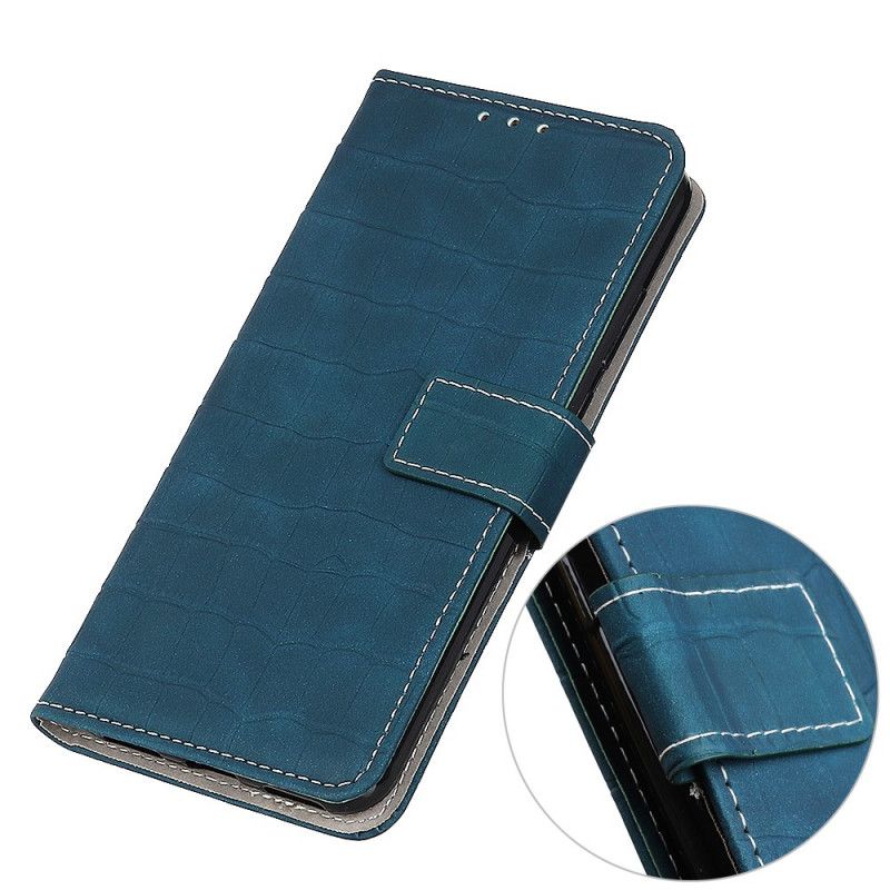 Housse Honor 9x Pro Style Peau De Crocodile Vintage