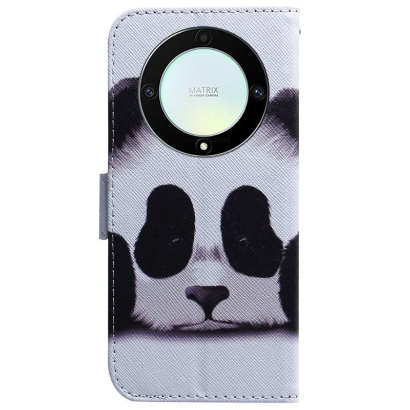 Housse Honor Magic 5 Lite Panda à Lanière