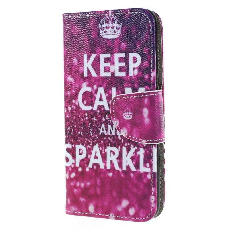 Housse Huawei Honor 9 Lite Keep Calm And Sparkle