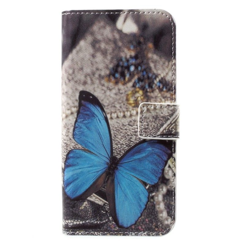 Housse Huawei Honor 9 Papillon Bleu