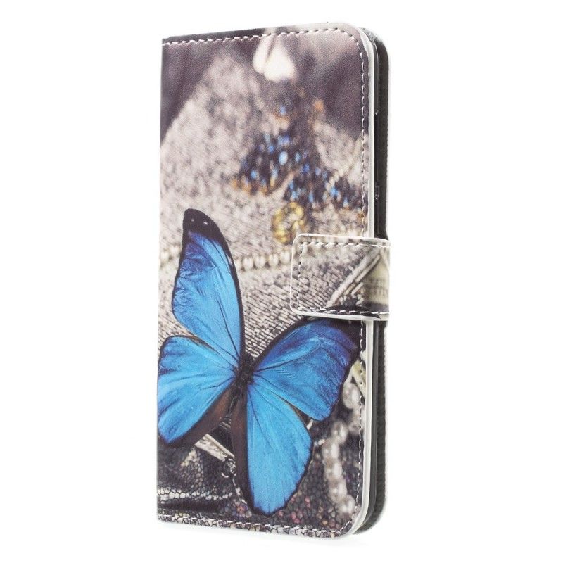 Housse Huawei Honor 9 Papillon Bleu